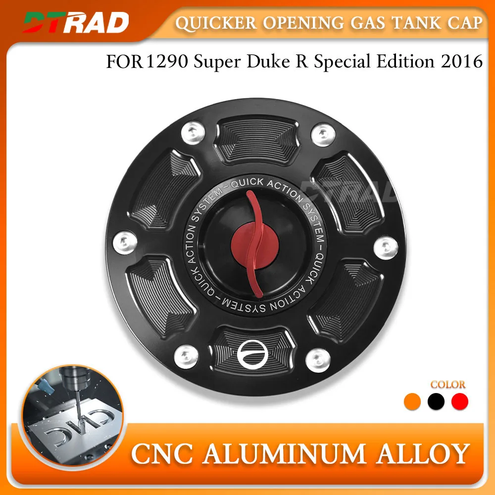 Keyless opening Gas Tank Cap For 1290 Super Duke R Special Edition 2016 Accessories CNC Aluminum Alloy Fuel Tank Cover