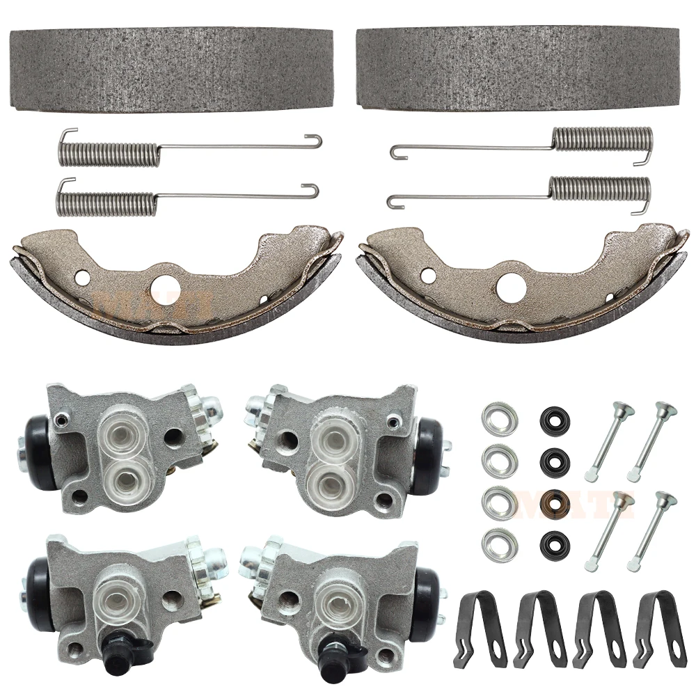 Cilindros y zapatos de rueda de freno delantero para Honda TRX350 TRX350D 1986 1987 1988 1989 45330-HA7-651 45310-HA7-651 45370-HA7-651