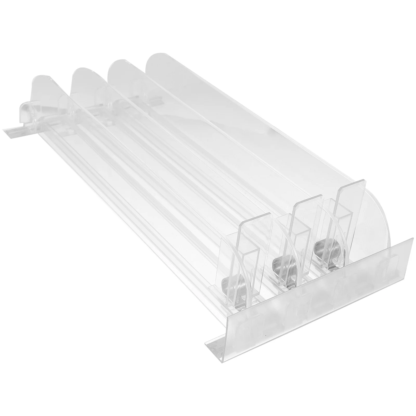 

3pcs Shelf Pusher 35cm Sliding Tray ganizer Compact Design Easy Installation Drink Dispenser Practical Soda Holder Refrigerator