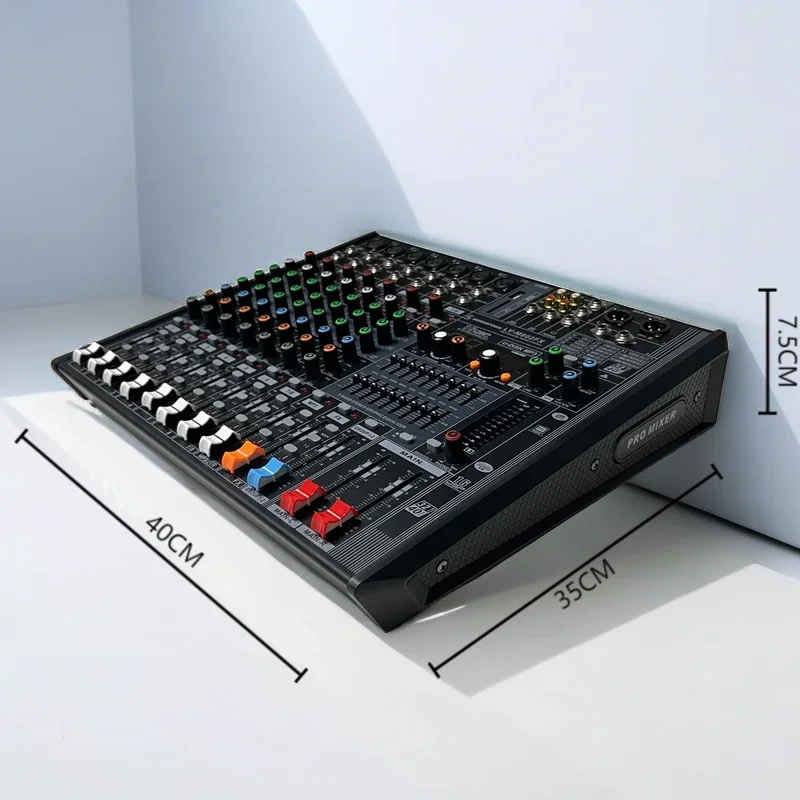 LV-M808FX Professional audio mixer 8 channel mixing console