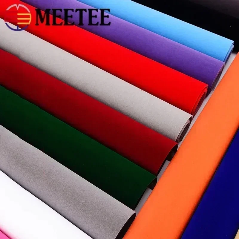 

45*150cm 1.2mm Thick Velvet Self-adhesive Fabric Sticky Flock Adhesive Synthetic Leather Cloth for Car Interior Fabrics