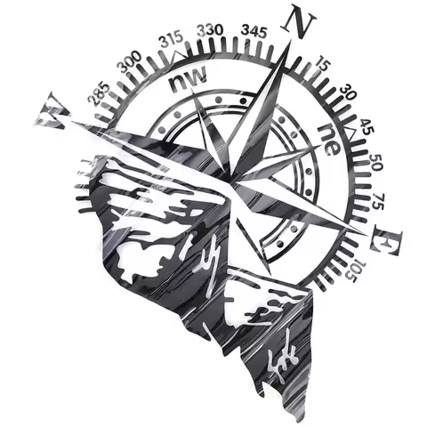 1pcs Mountain Large Vinyl Car Bonnet Side Stickers Van Decal Camper Caravan Automobiles Exterior Accessories PVC Stickers