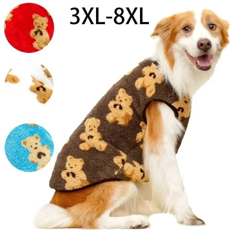 

Pet Clothes for Medium Large Dogs Autumn Winter Plush Dog Clothing Golden Retriever Labrador Costume Pet Clothing Accessories