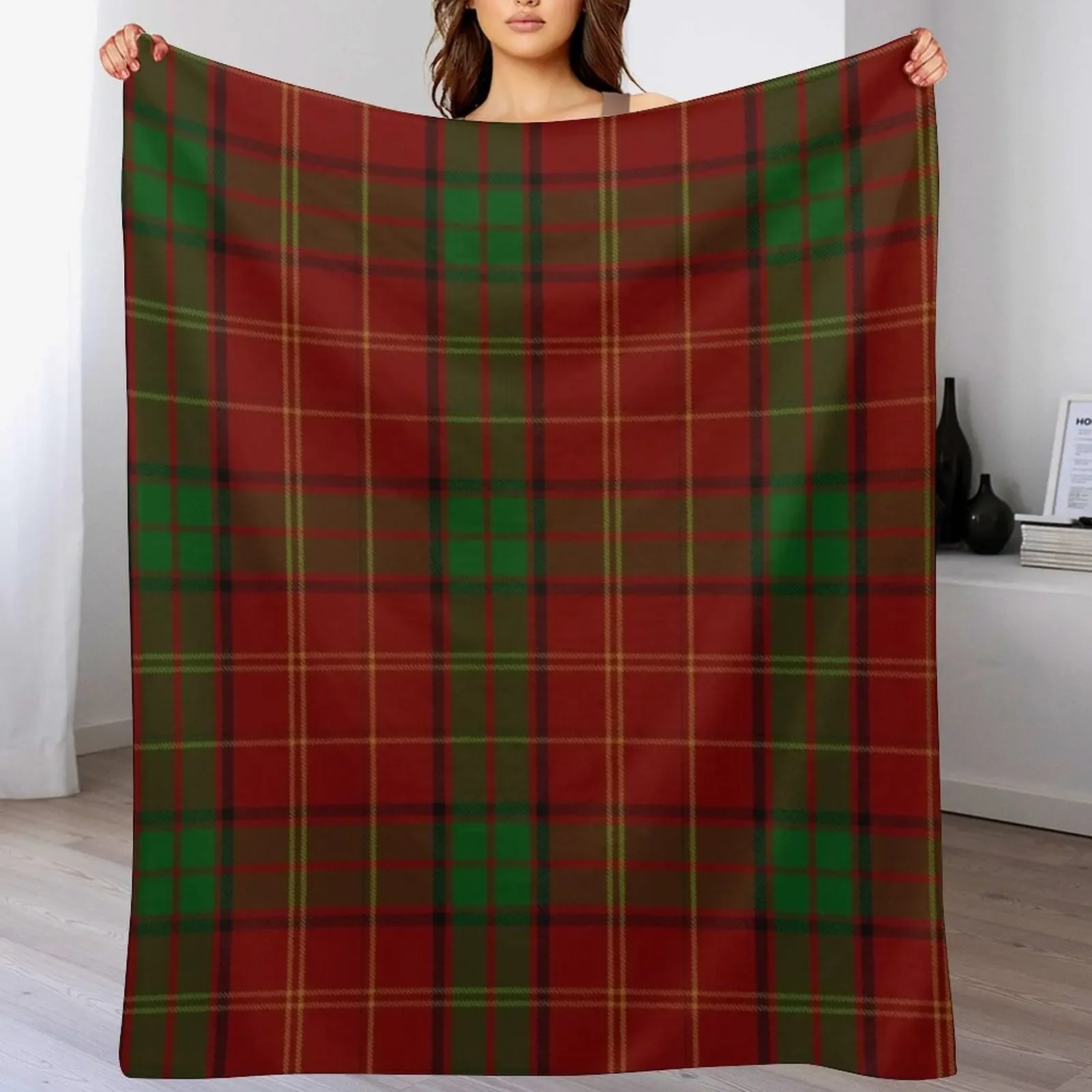 Kirk Tartan Throw Blanket Softest Thin Blankets