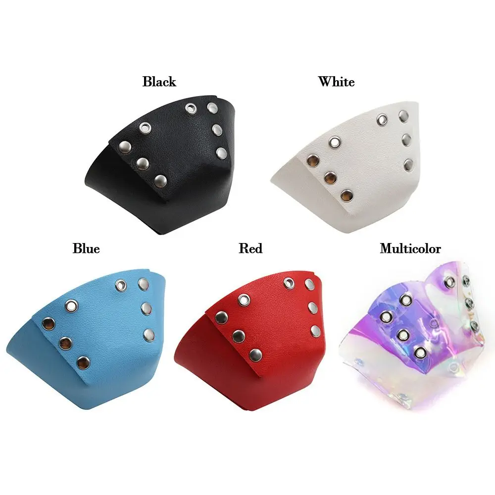 Roller Skate Toe Caps PU Leather Roller Skating Cap Protectors Skate Toe Guards For Roller Skates Toe Cap Shoe Shield