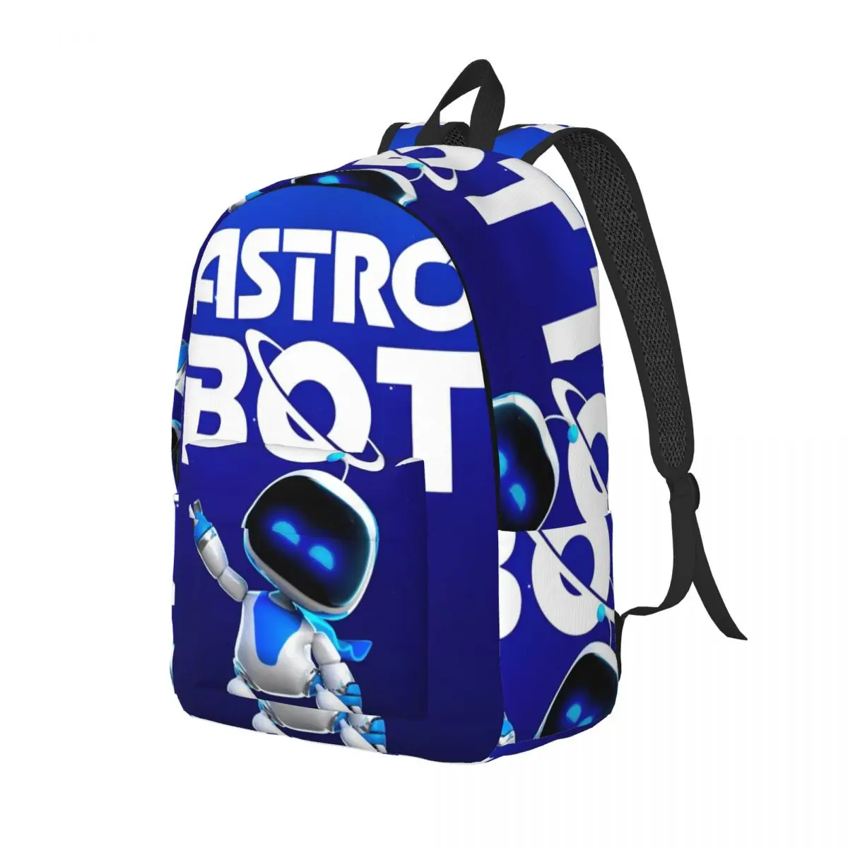 Astrobot Astros Playroom Mochila informal con bolsillo Estudiante Senderismo Viajes Videojuego Mochila para hombres Mujeres Bolso de hombro universitario