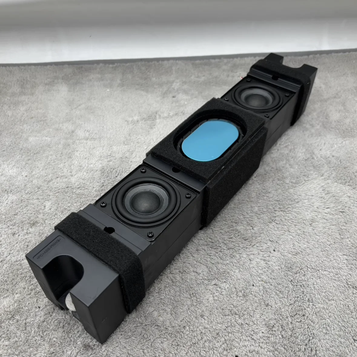 

1PC GHXAMP For Harman OEM long Subwoofer built-in Dual 2.5-inch speakers Dual bass diaphragm passive woofer 400mm*70mm*60mm