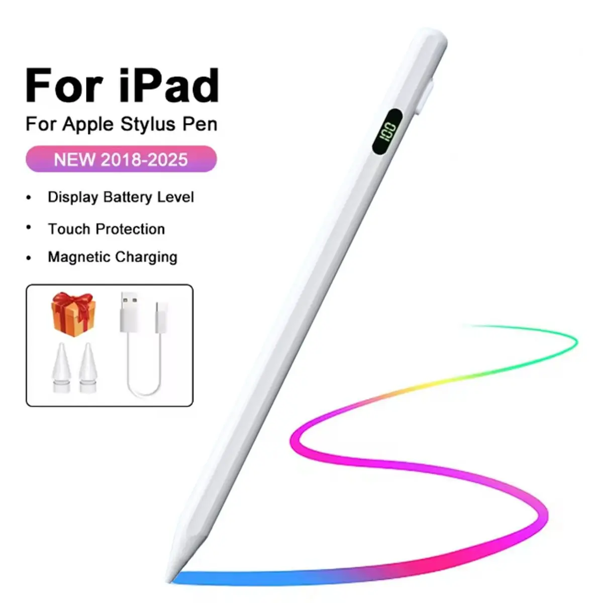 Стилус для iPad с функцией чувствительной и долоны