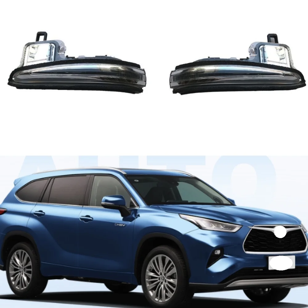 

Rearview mirror turn signal For Toyota Highlander 2022 2023 2024