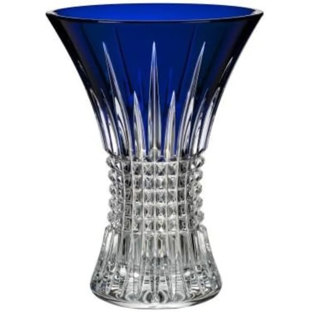 

Lismore Diamond 8" Vase- Cobalt Home Decoration Room Decor Vases Decorations Flower Garden