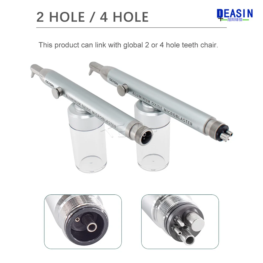 물 스프레이가있는 치과 용 공기 폴리 셔 알루미늄 산화물 공기 마모 마스터 샌드 블래스터 장치 공기 흐름 치아 미백 치과 Instr