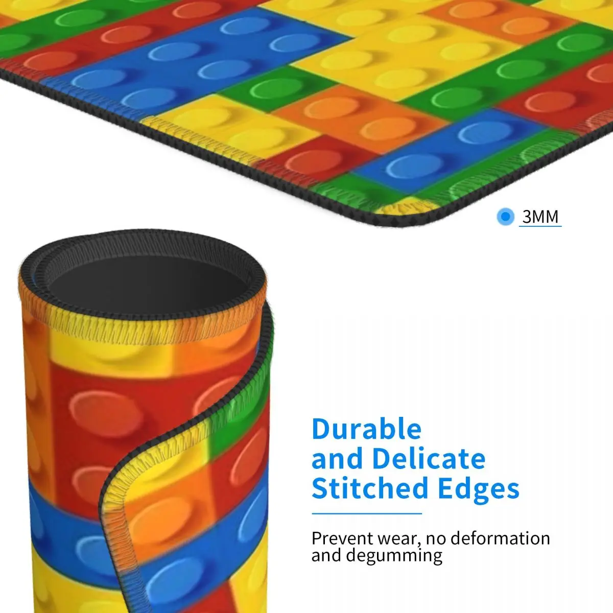 Hit The Bricks-alfombrilla para ratón, teclado de ordenador, alfombrilla para ratón, Gamer, PC, portátil, escritorio, accesorios de oficina, alfombrillas para mesa