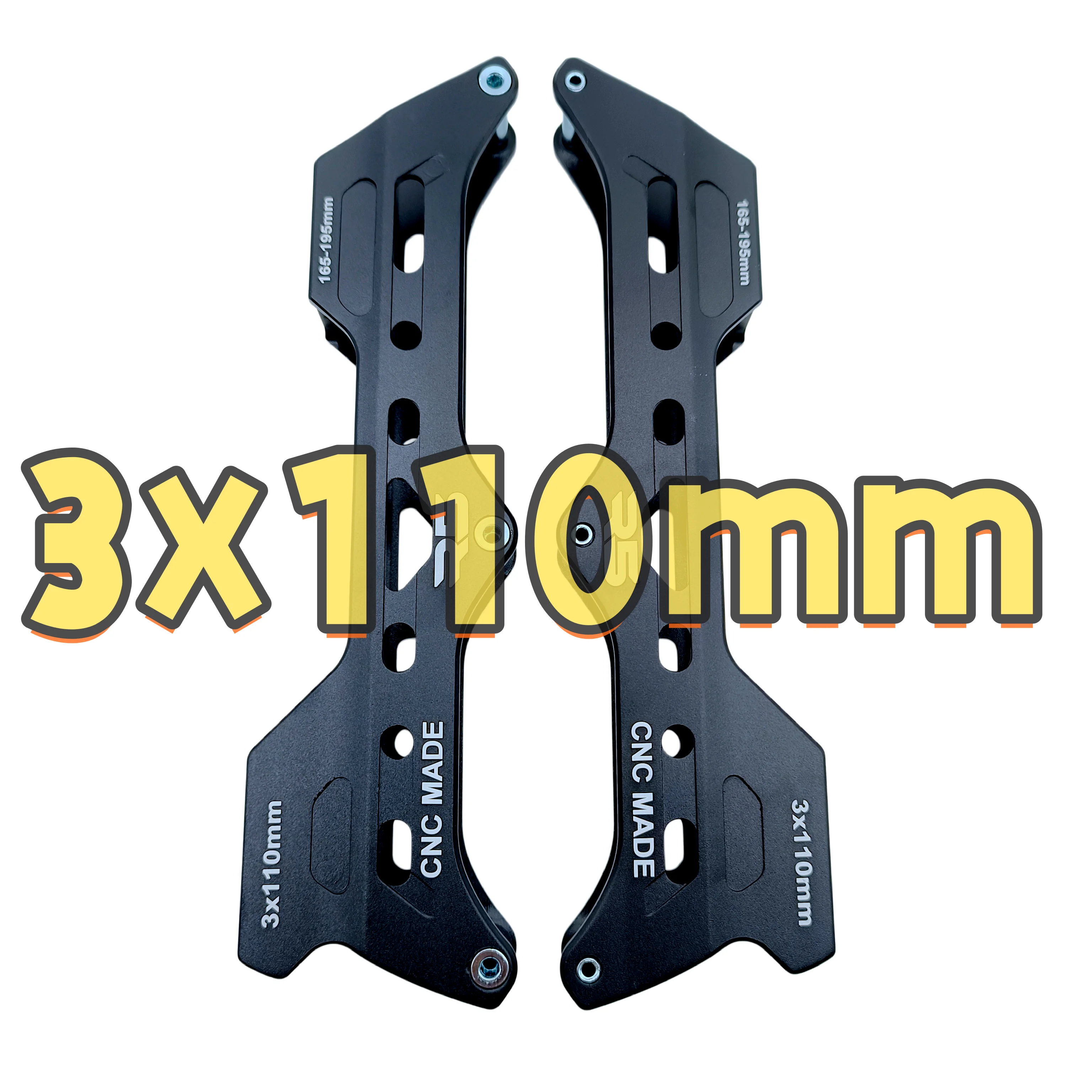 スケートフレーム-スピード-3x110mm-ブラック-アクスルマウント距離-150-165-195mm