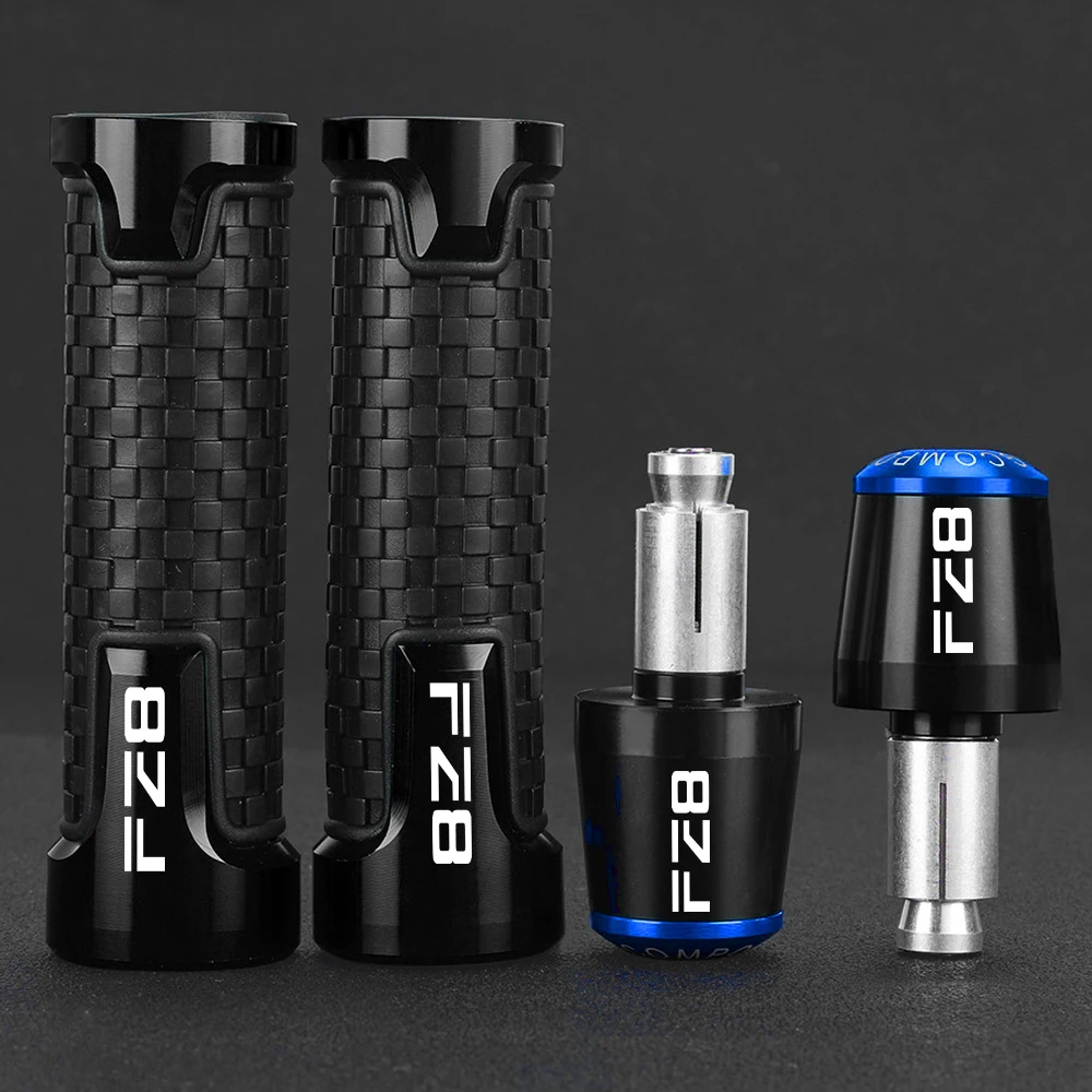 

For YAMAHA FZ8 FZ8N FZ8S FZ8 FZ-8 N/S 2010-2016 2015 2014 7/8" Universal Motorcycle Handlebar Grips Handle Bar Cap End Plugs