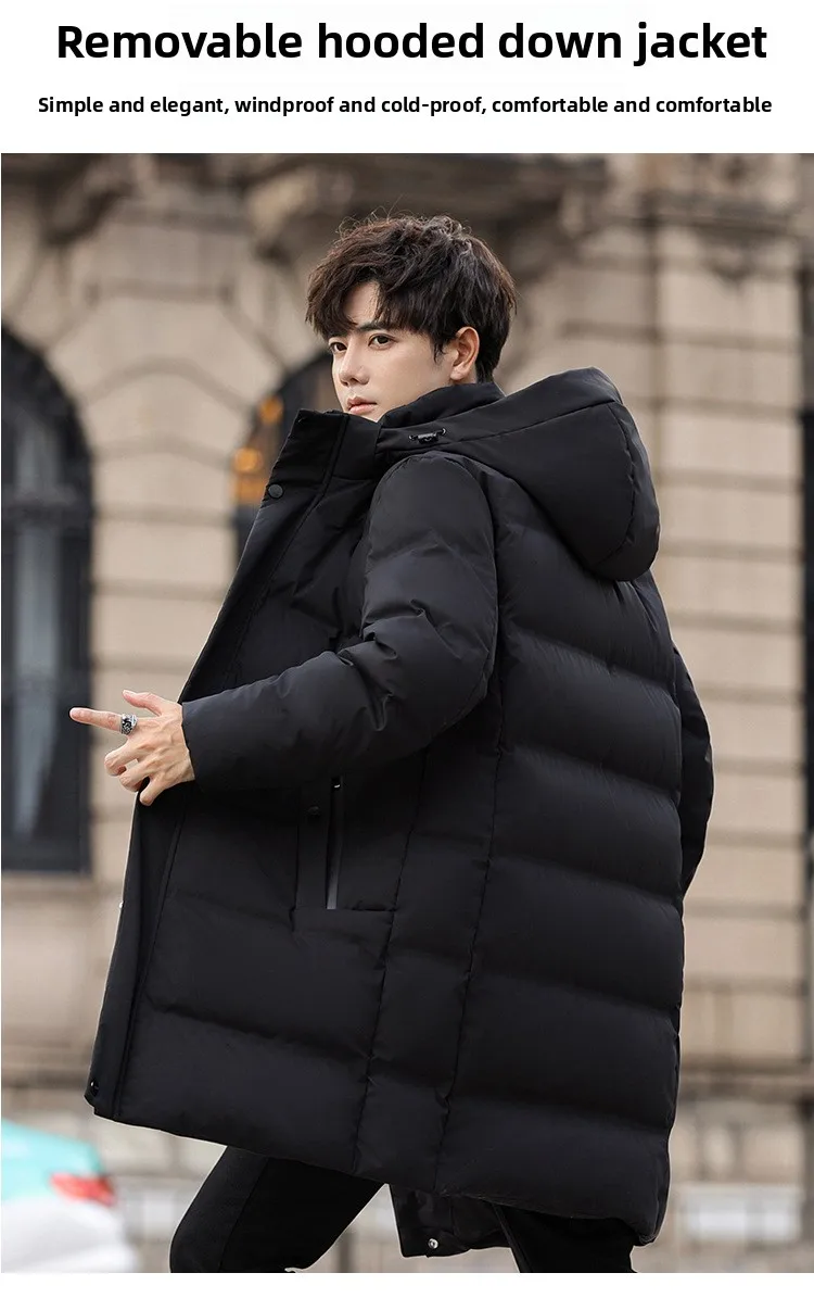 Canada New Style Men's Down Coats Parkas Hooded Winter Jacket Man White Goose Down Jacket Padded Puffer Jackets Padding HXY53211