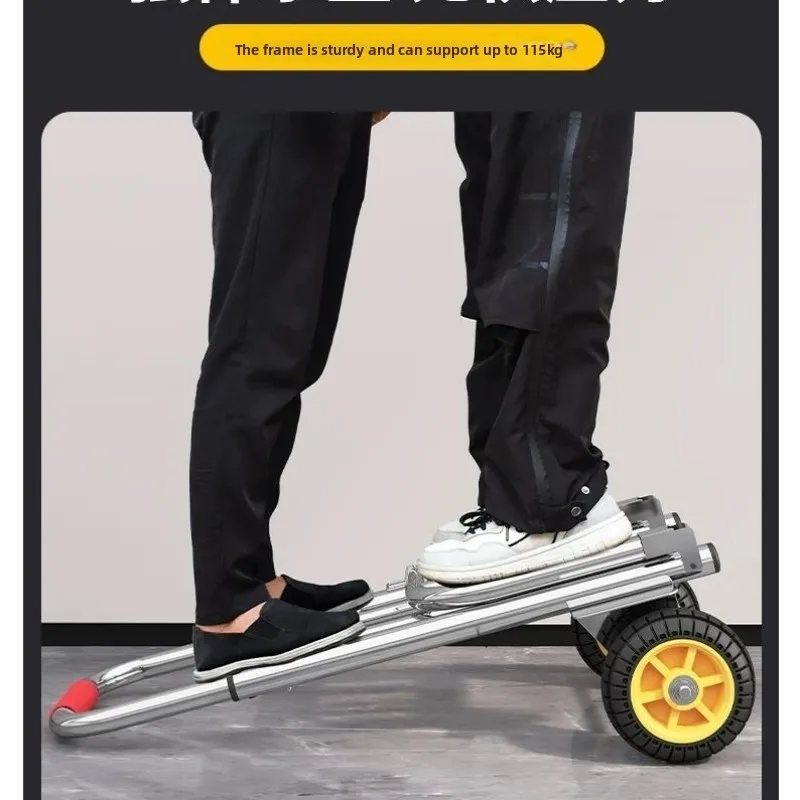 portable-miniature-load-bearing-hand-pulling-cart-heavy-goods-moving-stacking-convenient-shopping-cart-for-buying-vegetables