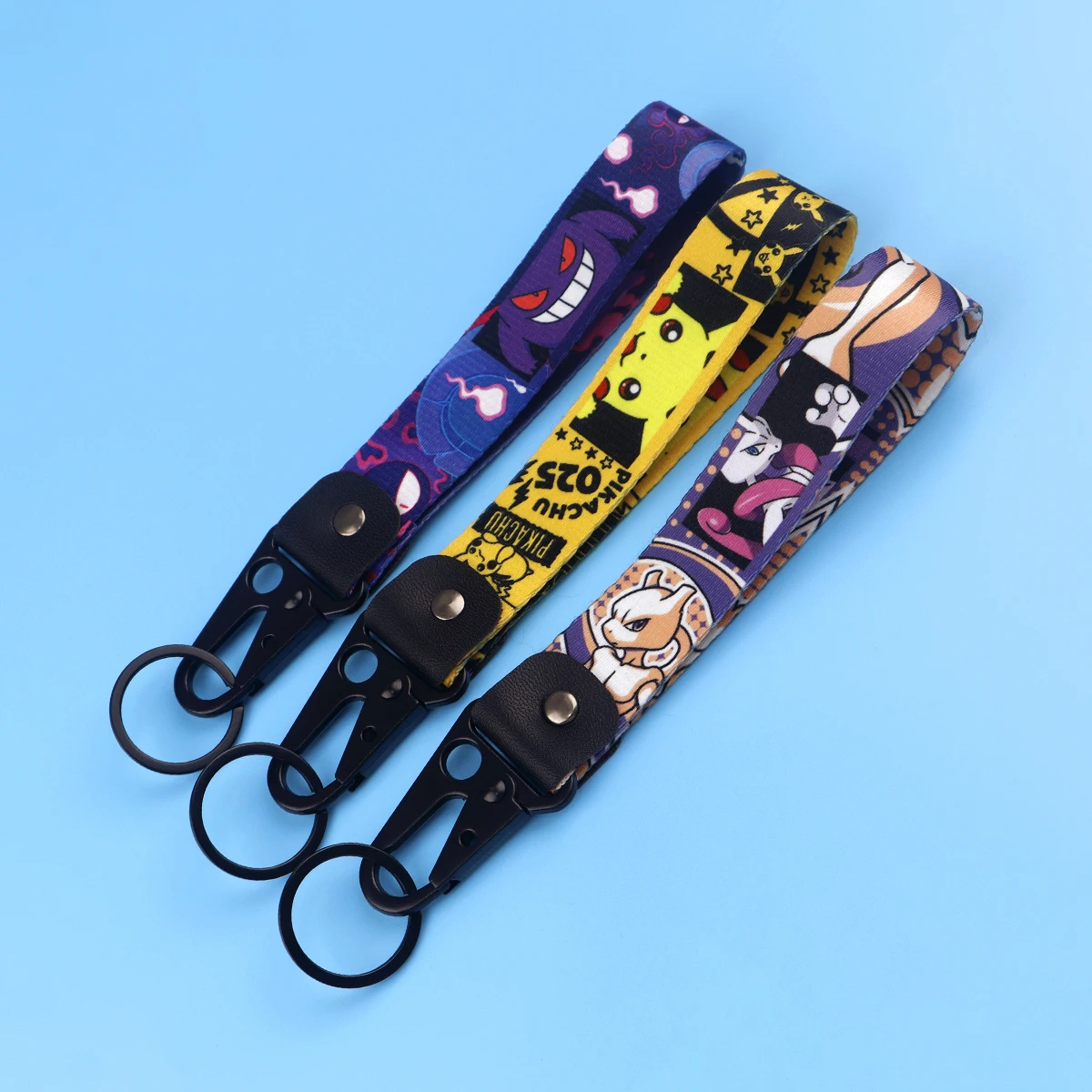 أنيمي لعبة المفاتيح النسر منقار سيارة المفاتيح شريط للرسغ قصيرة الحبل مفتاح قلادة Keyrings حامل اكسسوارات مجوهرات تشافيرو