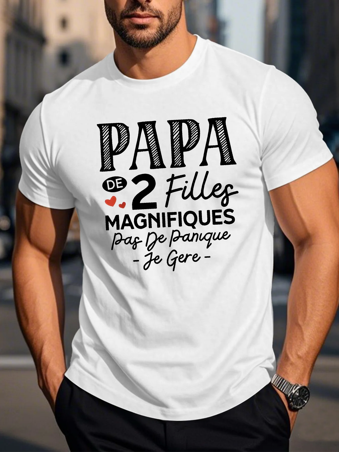PAPA 2 Magnificent T-Shirt Summer Men's Tracksuit O-Neck Short Sleeve Pullover Breathable Sportswear Harajuku Fashion Streetwear