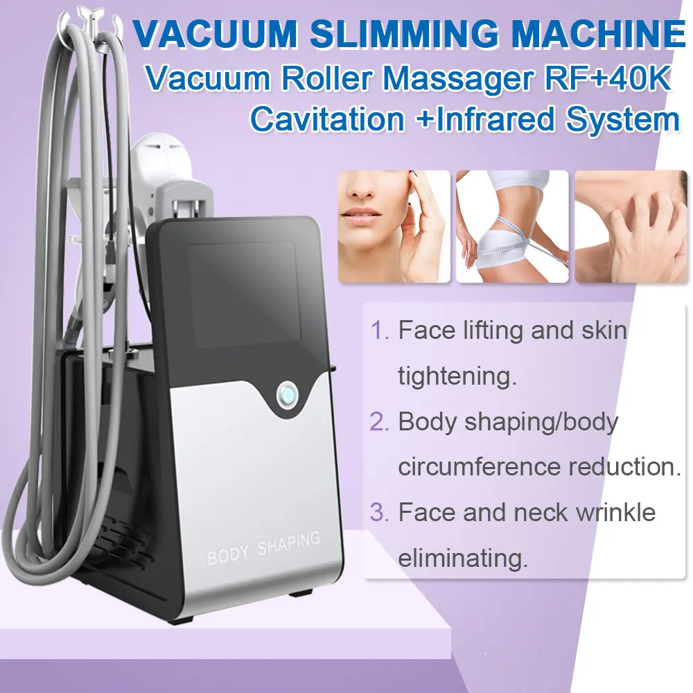 Vela Body Shape Black Friday Deal Factory Price 6 in 1 High Quality massage Cavitation Rf Vacuum Slimming Machine