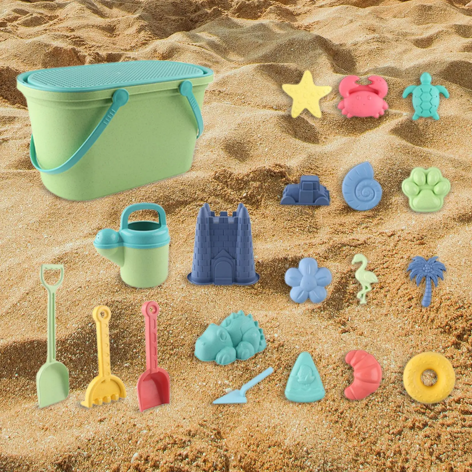 Jouets de sable pour enfants, arrosoir de sable, râteau, pelle, jouets de plage, bac à sable, ensemble de jeu de plage pour tout-petits, parc, E27