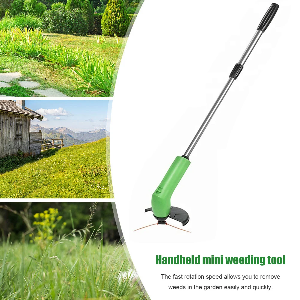Imagem -03 - Portátil Multifuncional Elétrica Grass Trimmer Ferramentas de Jardim Corda Cortador Poda Mini Cortador de Grama Handheld T40