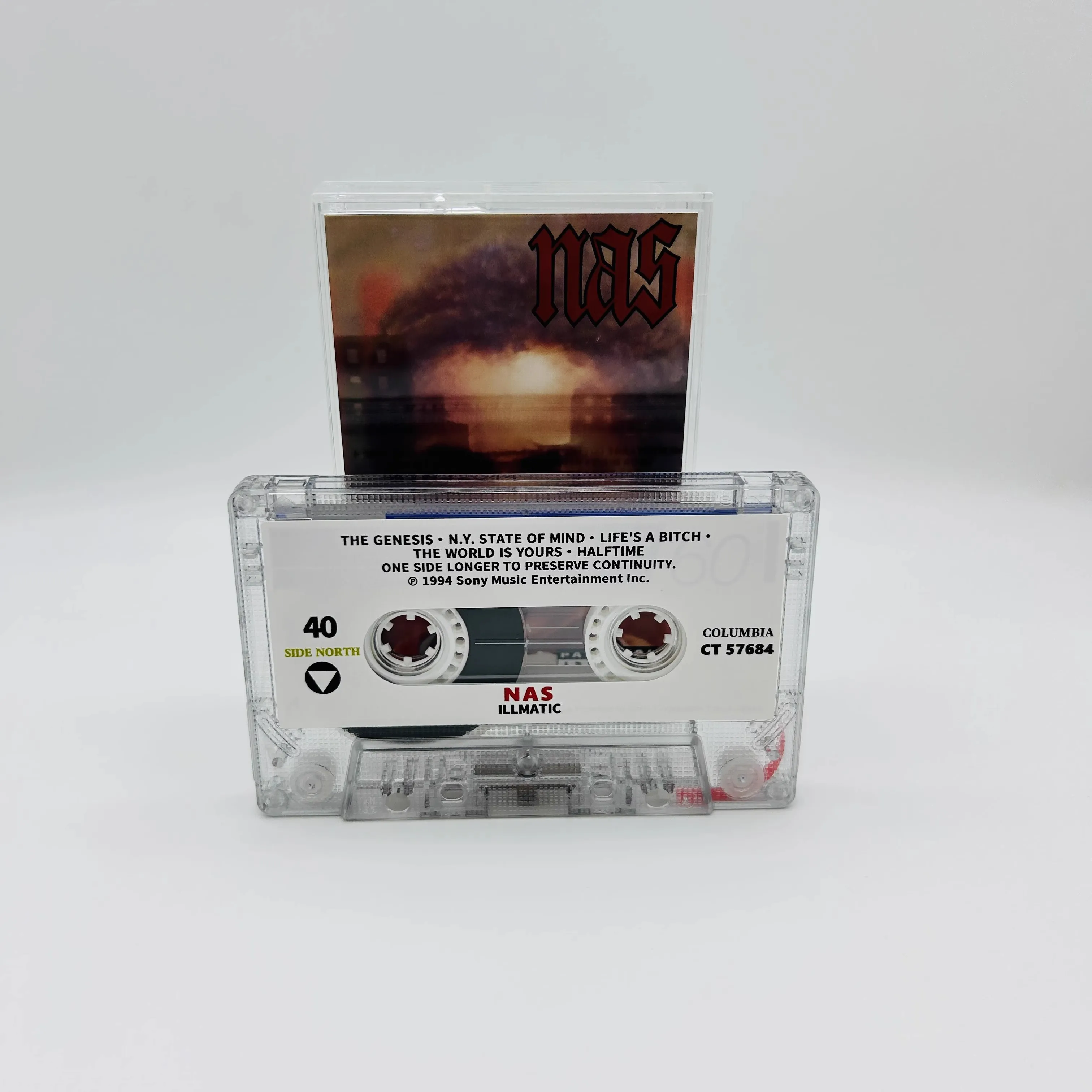 Rap Dara Jones Nas 음악 테이프 Illmatic 앨범 Life's A Bitch 카세트 코스프레 워크맨 레코더 자동차 사운드 트랙 박스 파티 음악 썸네일 4