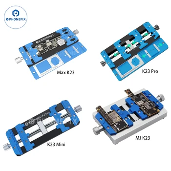 MJ K23 MAX 듀얼 샤프트 PCB 보드 납땜 고정장치, 휴대폰 마더보드 수리 거치대, 아이폰 수리 용접 수리 도구