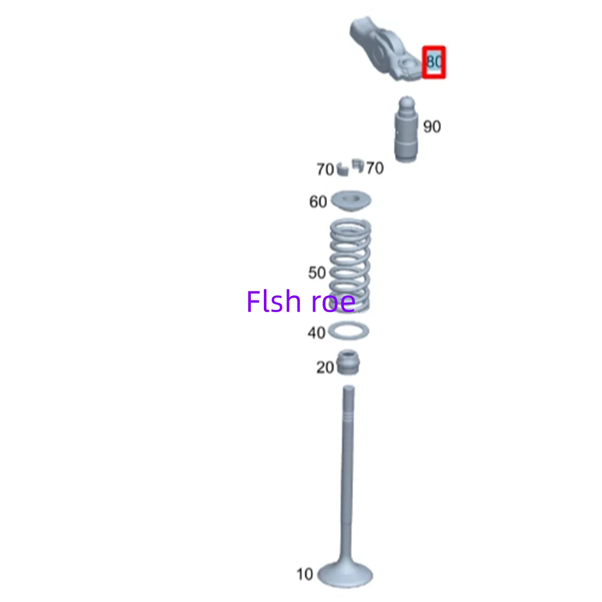 

Коромысло клапана ГРМ двигателя A6540506601 подходит для M-er-ced-es-Be-nz W213