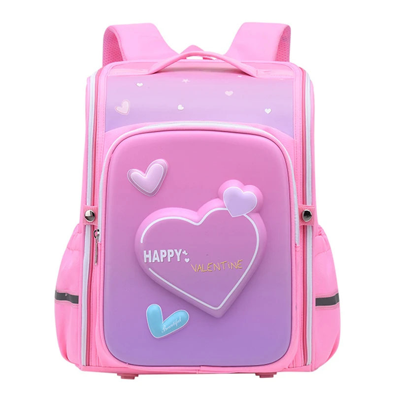 New Kids High Capacity Waterproof 1-6 Grade escola saco 3D bonito ortopédico escola sacos para meninas meninos dos desenhos animados dinossauro mochila