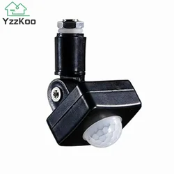 YzzKoo 85-265V IP65 sensore di movimento interruttore PIR regolabile luce di inondazione a LED ultrasottile PIR rilevatore di sensore di movimento esterno impermeabile