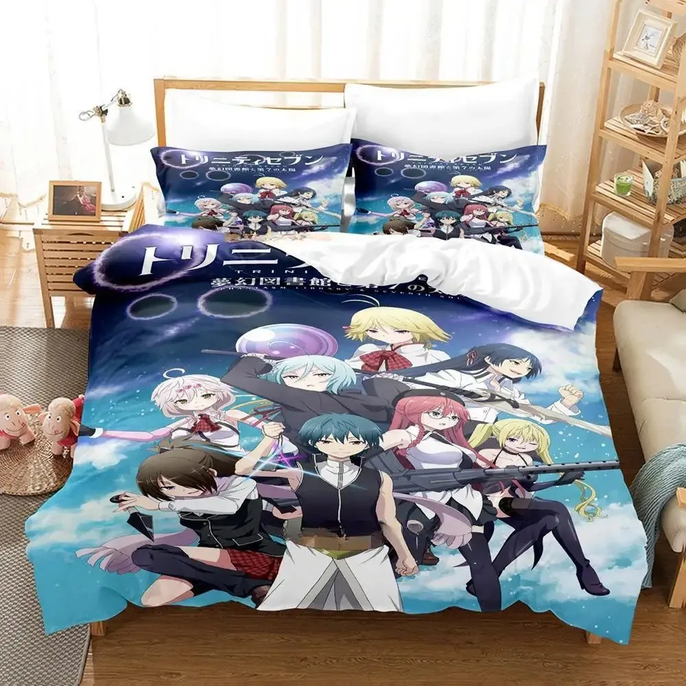 

Trinity Seven Bedding Set Single Twin Full Queen King Size Bed Set Adult Kid Bedroom Duvet cover Sets Print Anime Bed Sheet Set