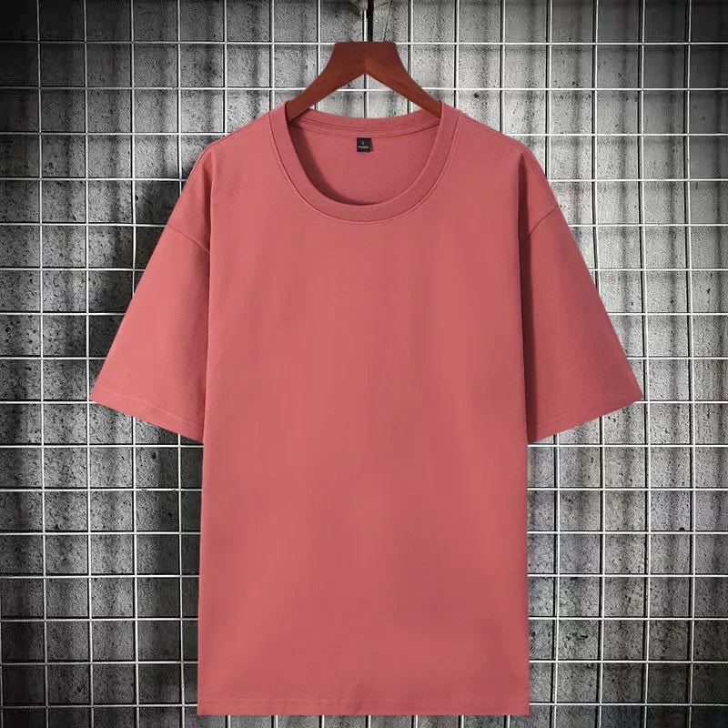 T-shirt rouge creux à col rond pour femme, haut à manches courtes, mode estivale, P17