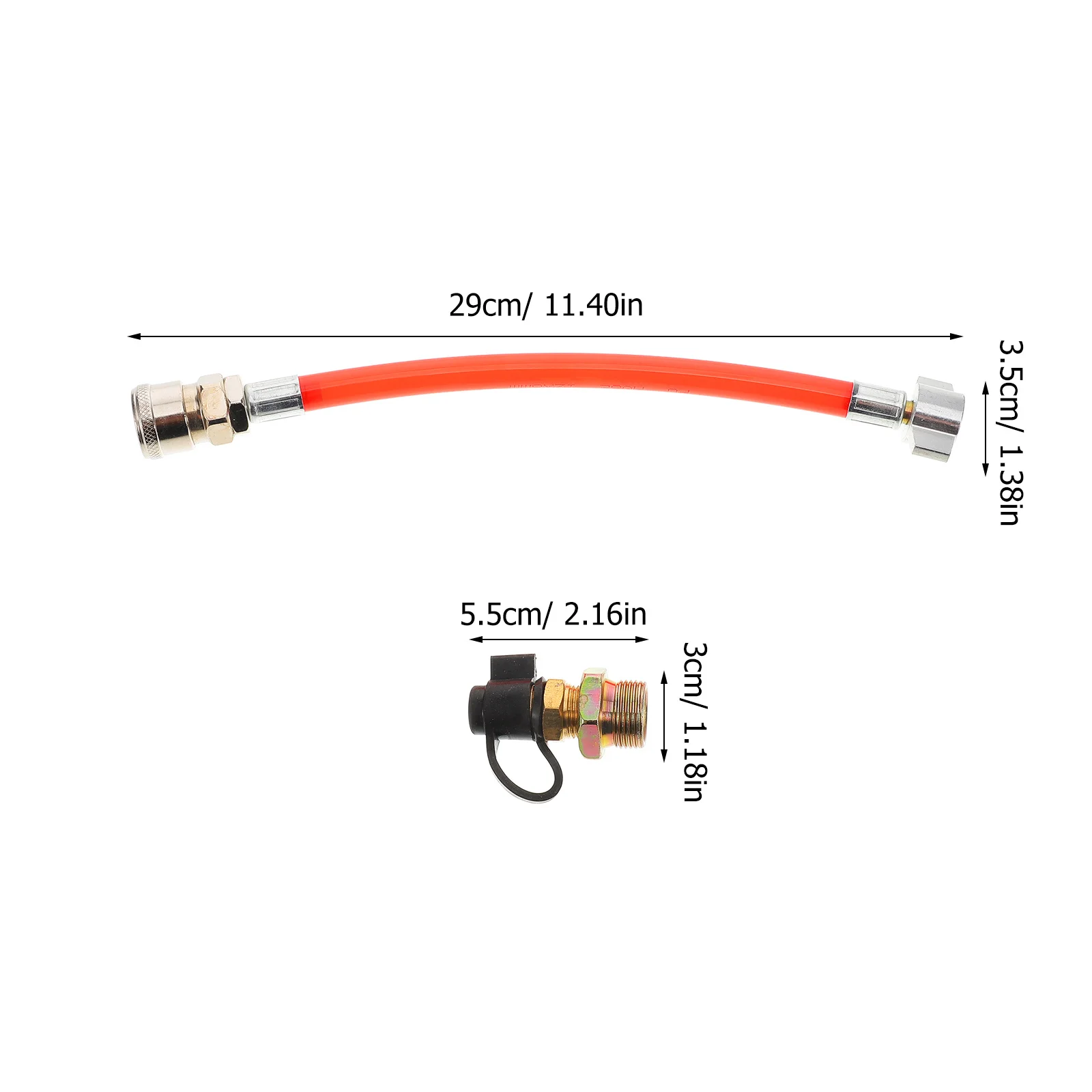 1 jeu de tuyaux d'admission d'air, remplacement Durable pour camion, remorque, tondeuse à gazon, tube de vidange d'huile, accessoire de changement d'huile moteur
