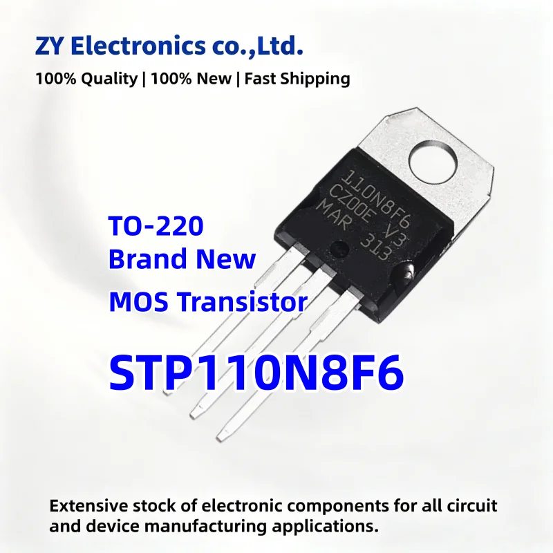 10-20-30PCS New STP110N8F6 110N8F6 TO-220 N-channel power MOSFET Electric vehicle controller High-quality
