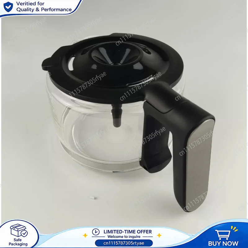 Coffee Machine Glass Pot Filter Water Tank Funnel Replacement Parts Compatible with Philips HD7900 Coffee Maker Accessories
