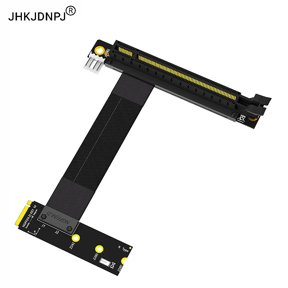 

M.2 NGFF Key M to PCI-e 16x Graphics Card Riser Adapter Card, Nvme to PCI-e 16X Extension Cable