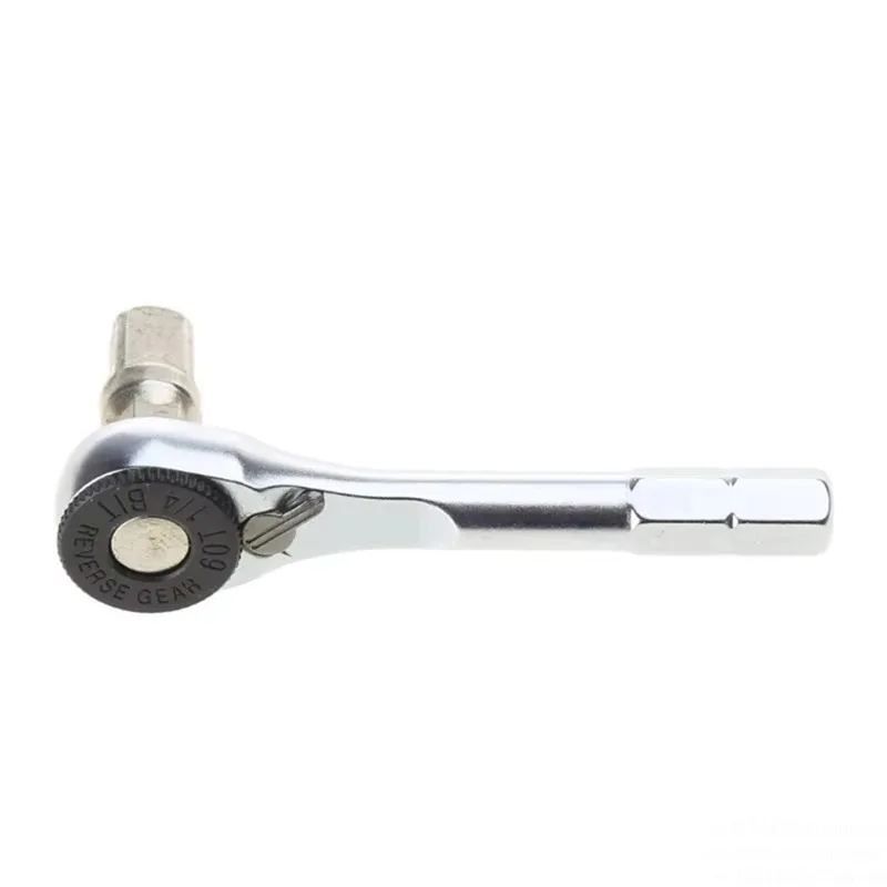 1/4 Inch Ratchet Wrench 6.35Mm Hex Torque Wrenches EDC-Tool Wrench Quick Socket Wrench