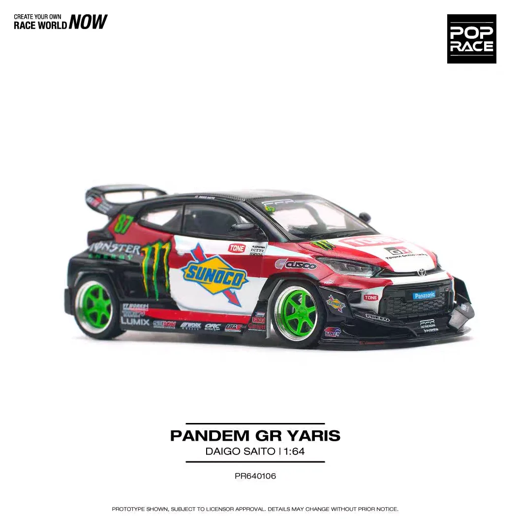 

[Пятно] POPRACE 1/64 PR640106 Toyota Yaris Pandem GR Yaris Rocket Rabbit