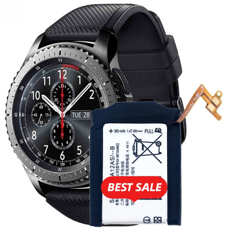 EB-BR760ABE for Samsung Gear S3 Frontier 46mm/R765/R775 Watch Battery High Quality High Capacity Replacement Bateria with Tools