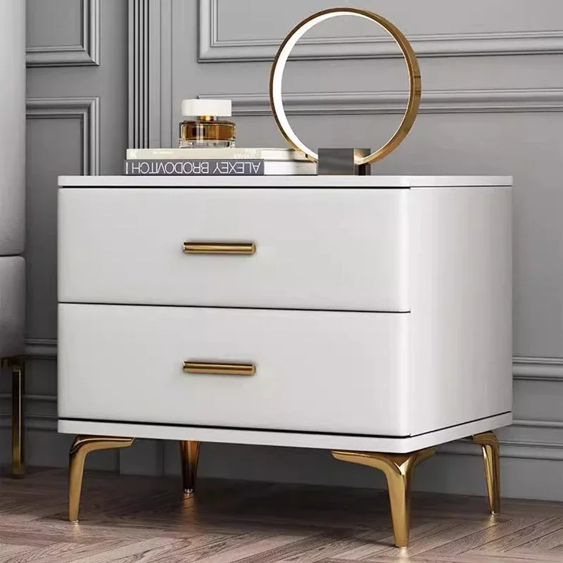 White Dresser Cabinet Storage Coffee Mesas Chest Drawers 3-tier Drawer Designer Design Bedside Table Hanging Narrow Bookcase