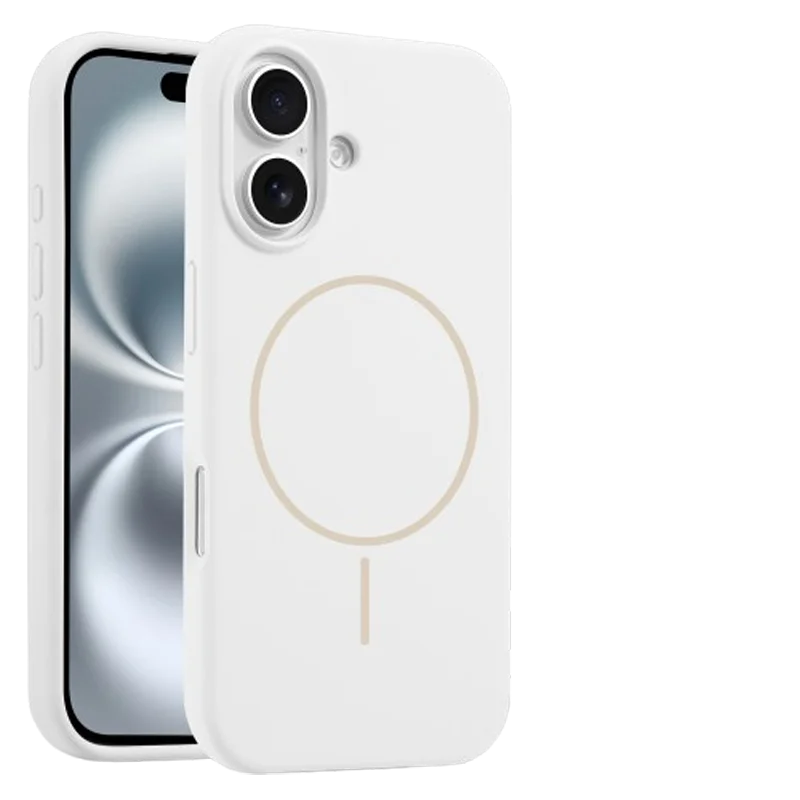 

Original Liquid Silicone Soft Magnetic For Magsafe Phone Case For iPhone 16 15 Pro Max Plain Wireless Charge Cover