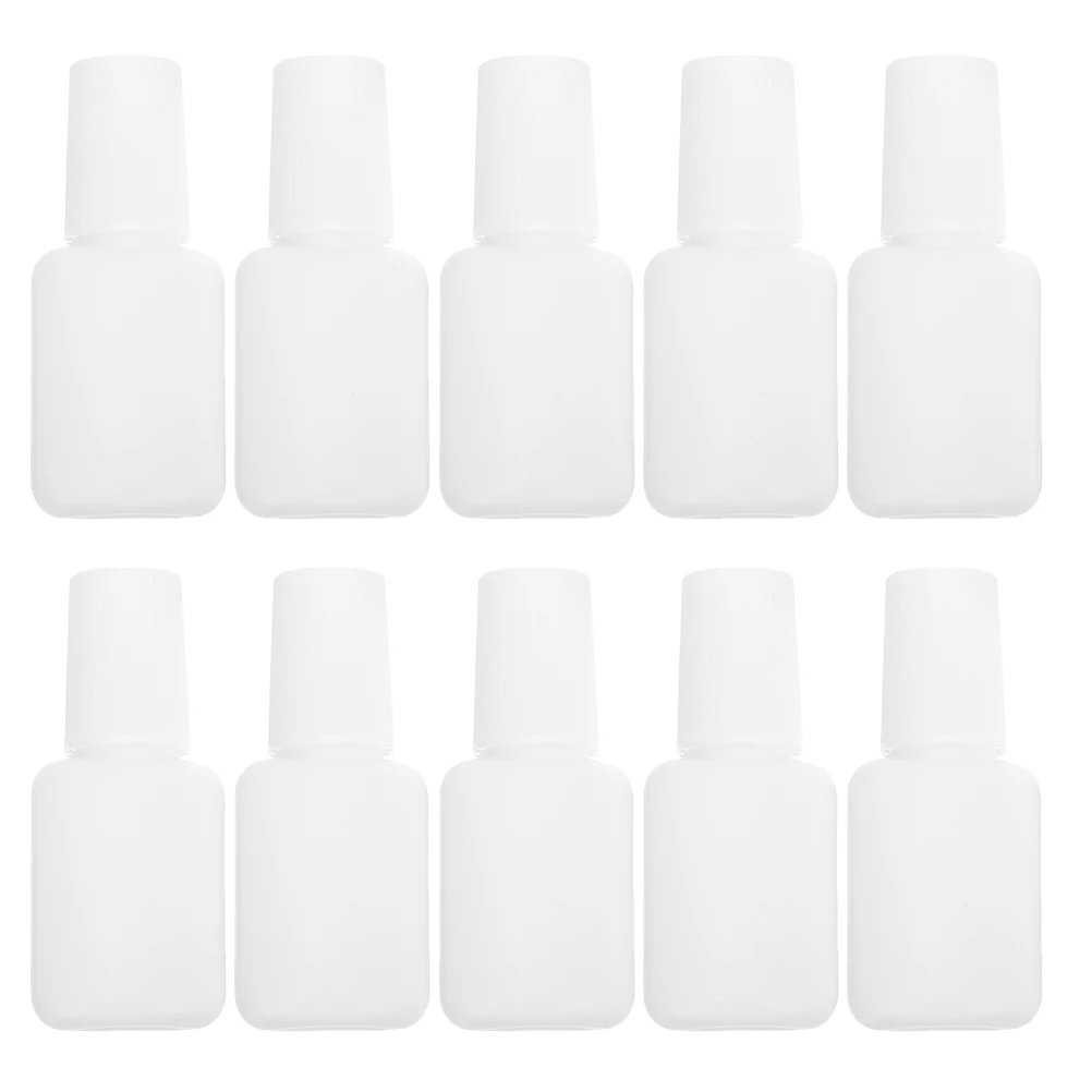 

22pcs Nail Polish Bottles Reusable Small Containers Brush Top Empty Vials Travel Mixing Samples Lightweight Storage