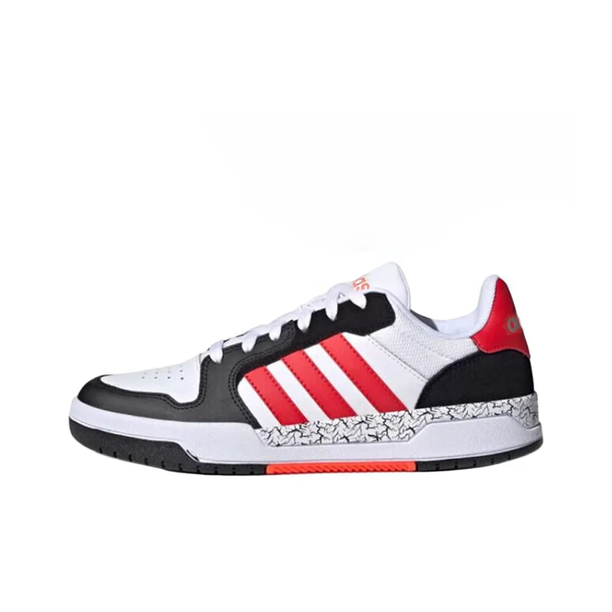 Adidas Neo Entrap Low top Skateboard Shoes Unisex White Red JP9962