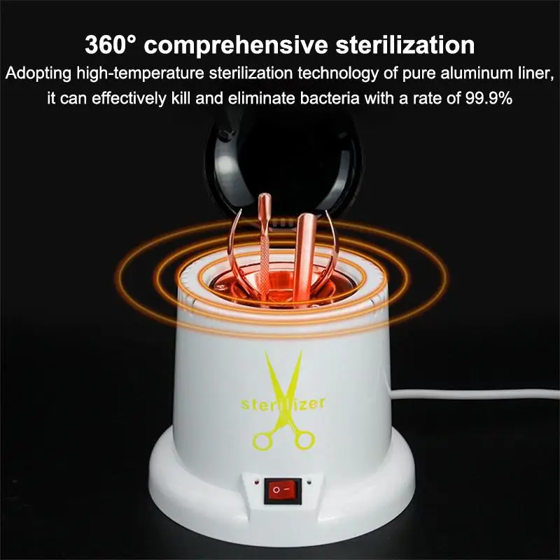 Nail Tool Sterilizer For Esthetician Disinfection‌ Machine Metal Nail Art Tools Haves Autoclave Sterilizers High Temperature