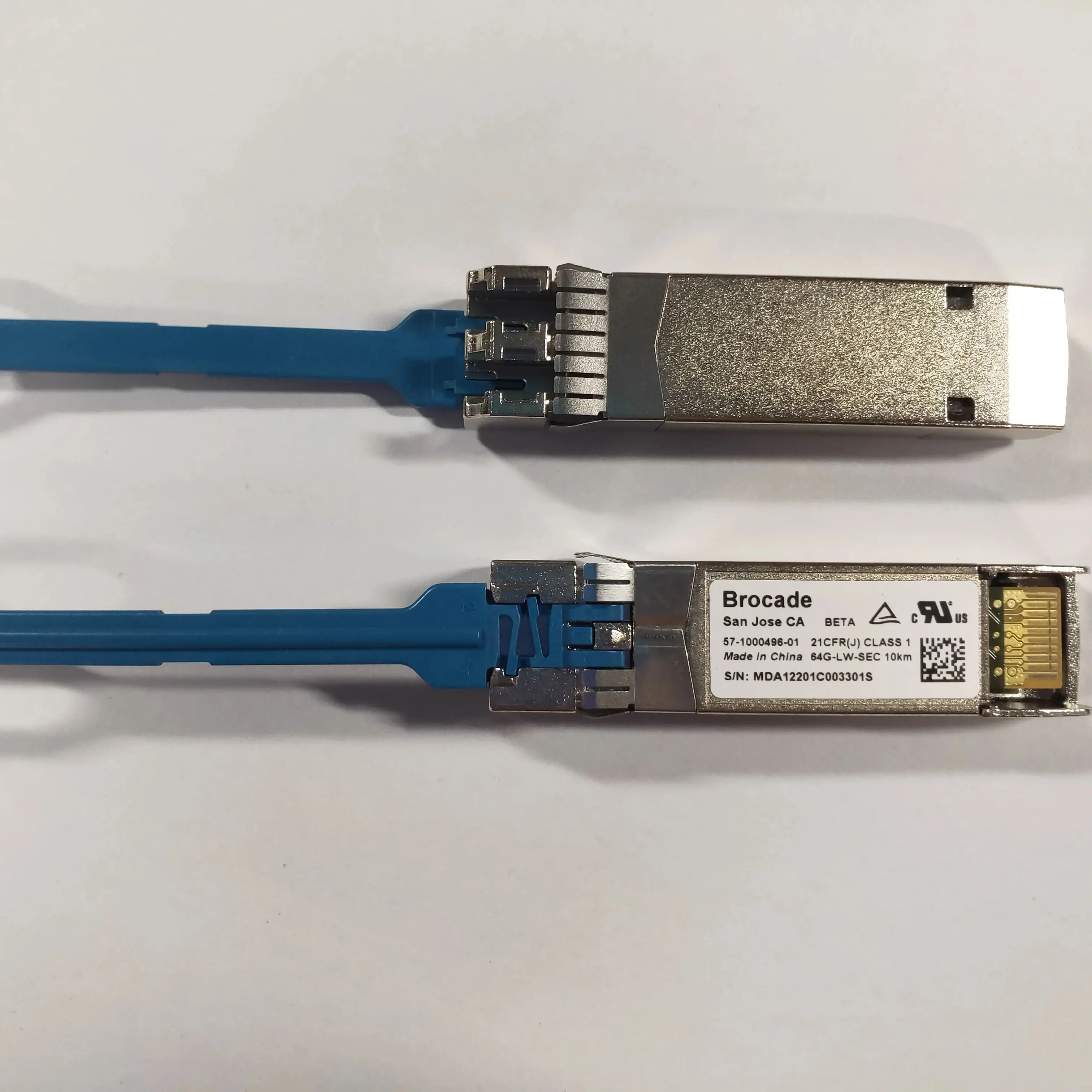 

Brocade SFP Transceiver 64g 10km Fiber Optical 57-1000496-01 64G-LW-SEC 10KM 64GB Optical Switch
