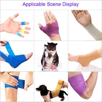 18 Colors Colorful Athletic Wrap Tape Self Adhesive Elastic Bandage Bands Sports Protector For Knee Finger Ankle Palm Pet 5