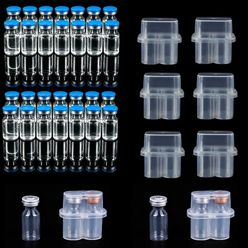 3ml Peptide Storage Case Mini Vial Storage Box 3ML Vial Case Vial Packaging Box Travel Peptide Holder for Refrigerator Fridge
