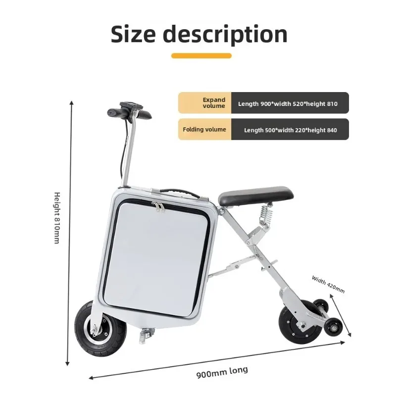 

Electric, parent-child, male and female, folding mini two-wheeled lithium battery electric vehicle