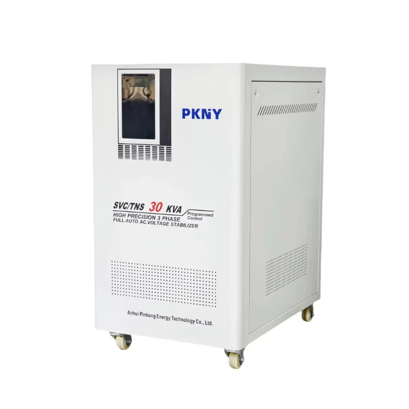 Three Phase  AC Automatic Voltage Regulator Stabilizer LCD Display for Air Conditioning System