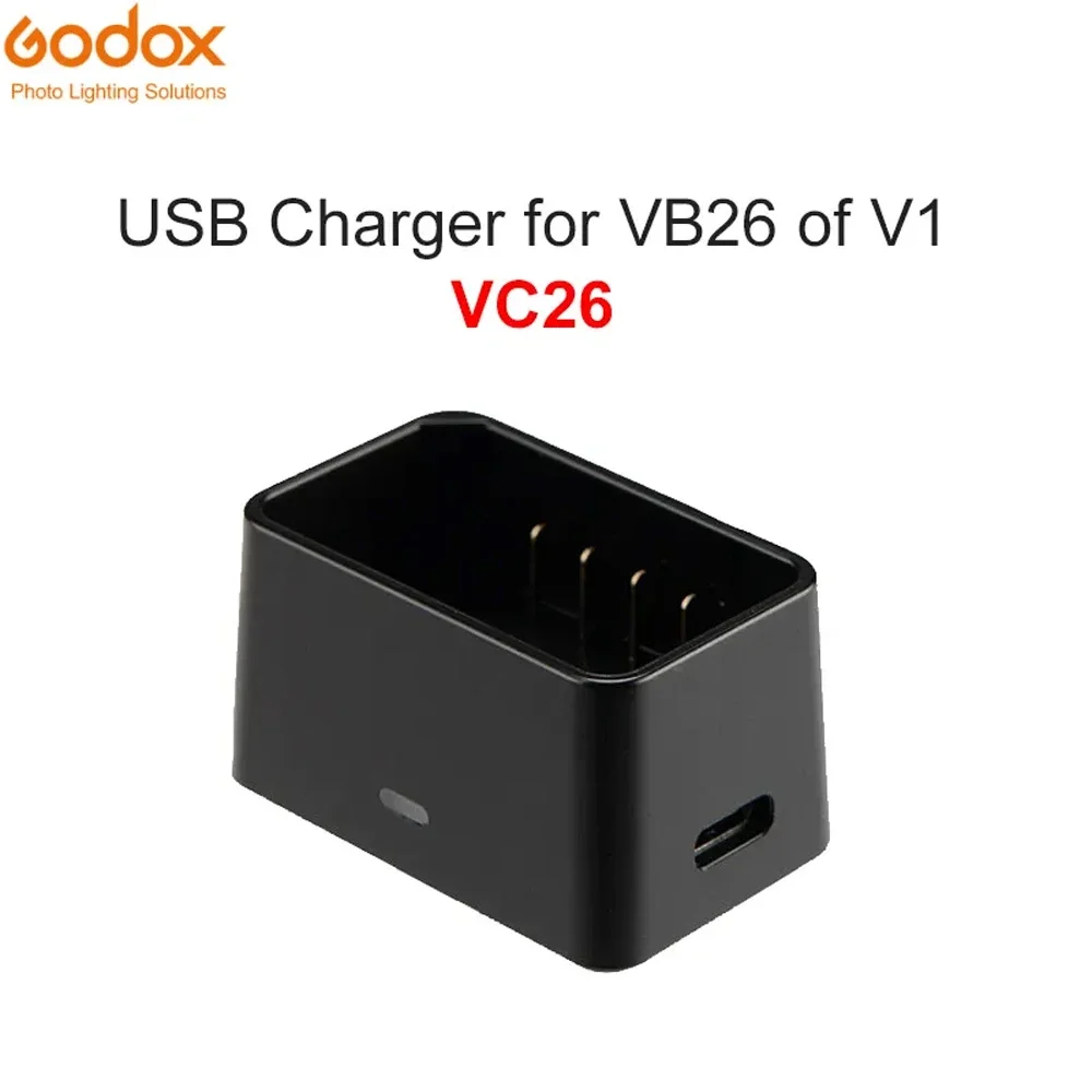 Cargador USB Godox VC26 para Flash V1 (sin batería)